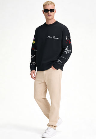 Sweatshirt Boxy "Tattoo Sweet"
