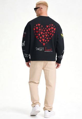 Sweatshirt Boxy "Tattoo Sweet"
