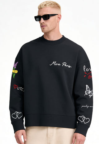 Sweatshirt Boxy "Tattoo Sweet"