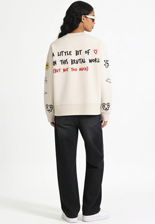 Sweatshirt Boxy "Tattoo Brutal"