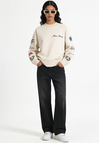 Sweatshirt Boxy "Tattoo Brutal"