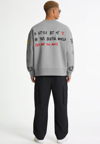 Sweatshirt Boxy "Tattoo Brutal"