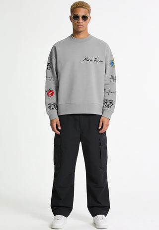 Sweatshirt Boxy "Tattoo Brutal"