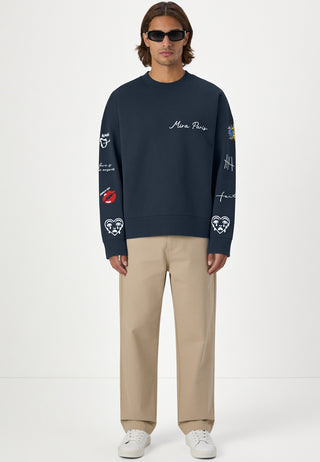 Sweatshirt Boxy "Tattoo Brutal"