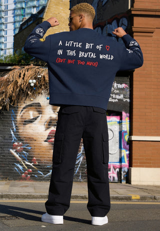 Sweatshirt Boxy "Tattoo Brutal"