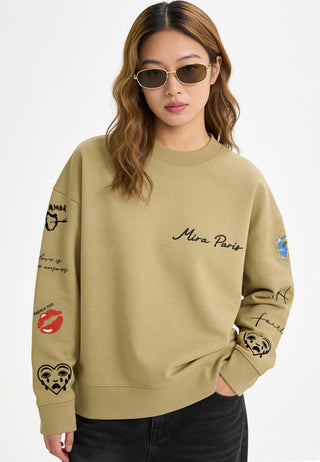 Sweatshirt Boxy "Tattoo Brutal"