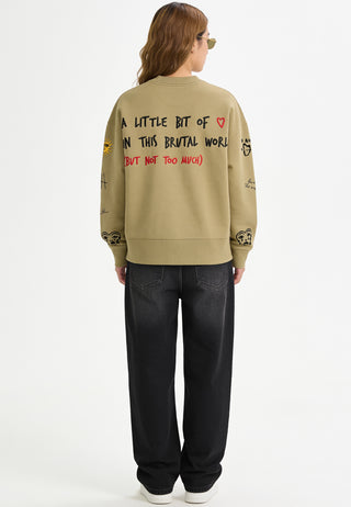 Sweatshirt Boxy "Tattoo Brutal"