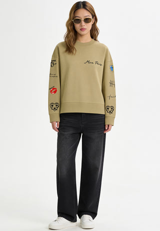 Sweatshirt Boxy "Tattoo Brutal"
