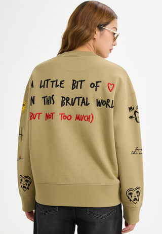 Sweatshirt Boxy "Tattoo Brutal"