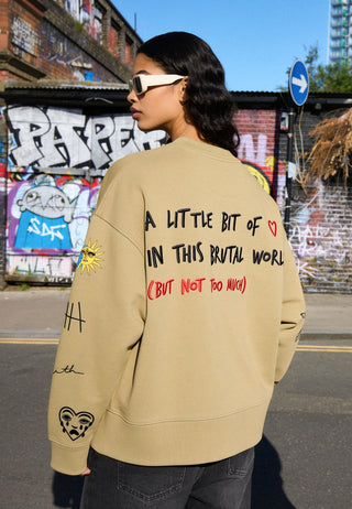 Sweatshirt Boxy "Tattoo Brutal"