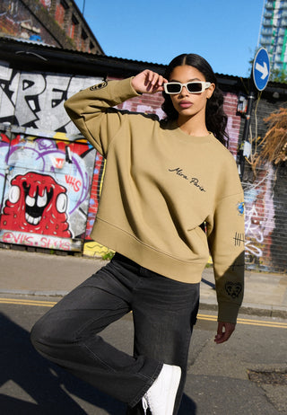 Sweatshirt Boxy "Tattoo Brutal"