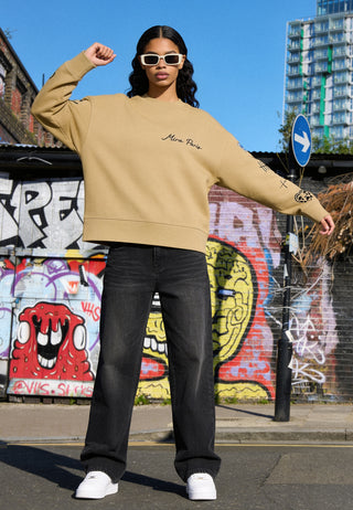Sweatshirt Boxy "Tattoo Brutal"
