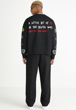 Sweatshirt Boxy "Tattoo Brutal"