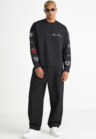Sweatshirt Boxy "Tattoo Brutal"