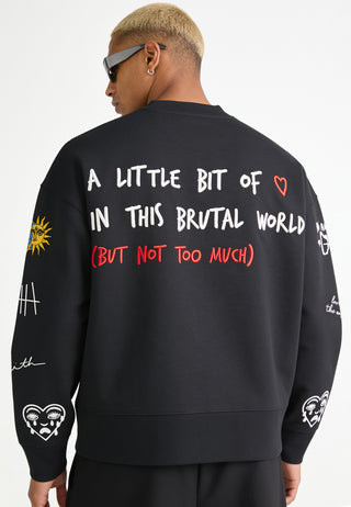 Sweatshirt Boxy "Tattoo Brutal"