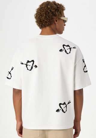 T-shirt Boxy Brodé "Mi Amor"
