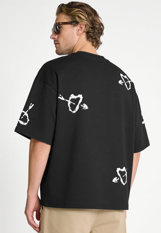 T-shirt Boxy Brodé "Mi Amor"