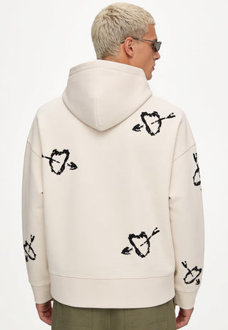 Hoodie Boxy Brodé "Mi Amor"