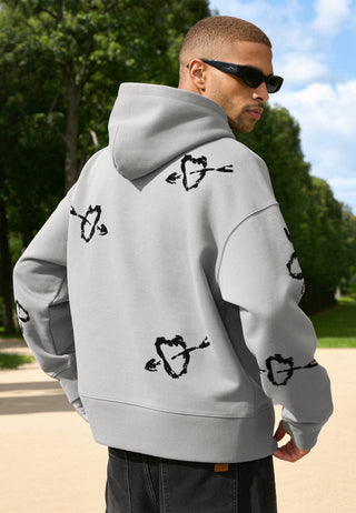 Hoodie Boxy Brodé "Mi Amor"