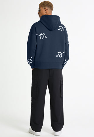 Hoodie Boxy Brodé "Mi Amor"