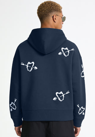 Hoodie Boxy Brodé "Mi Amor"