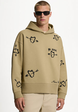 Hoodie Boxy Brodé "Mi Amor"