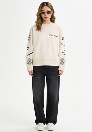 Sweatshirt Boxy "Tattoo Crush"