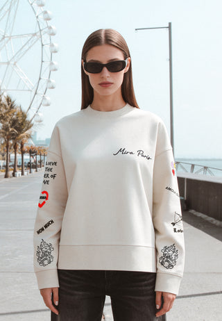 Sweatshirt Boxy "Tattoo Crush"