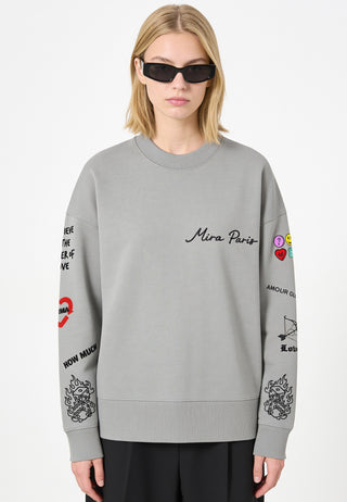 Sweatshirt Boxy "Tattoo Crush"