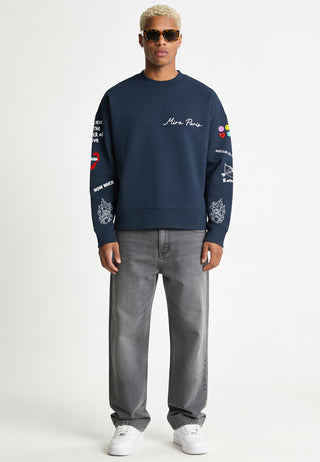 Sweatshirt Boxy "Tattoo Crush"
