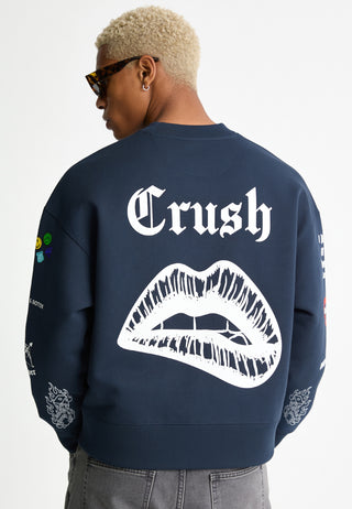 Sweatshirt Boxy "Tattoo Crush"