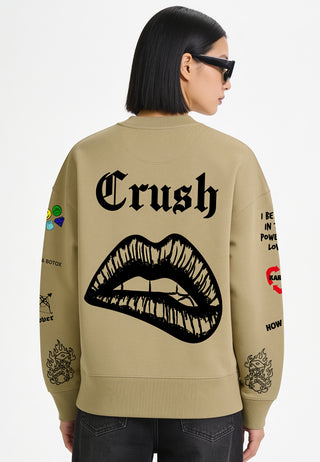 Sweatshirt Boxy "Tattoo Crush"