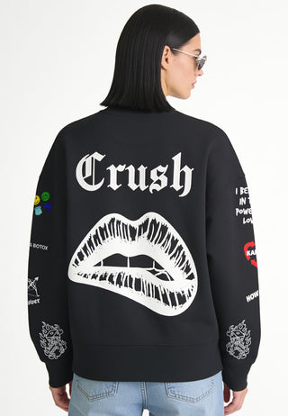 Sweatshirt Boxy "Tattoo Crush"