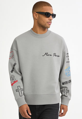 Sweatshirt Boxy "Tattoo Be Kind"