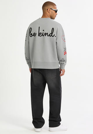 Sweatshirt Boxy "Tattoo Be Kind"