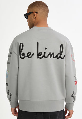 Sweatshirt Boxy "Tattoo Be Kind"