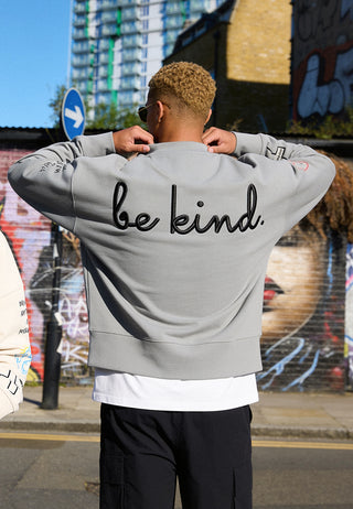 Sweatshirt Boxy "Tattoo Be Kind"