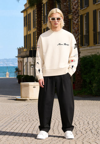 Sweatshirt Boxy "Tattoo Mi Amor"