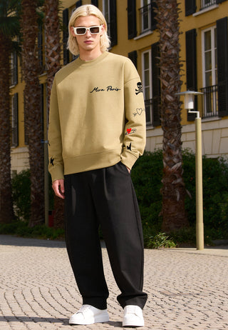 Sweatshirt Boxy "Tattoo Mi Amor"