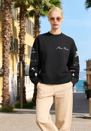Sweatshirt Boxy "Tattoo Mi Amor"