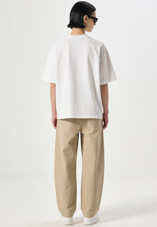 T-shirt Boxy Brodé "Moon"
