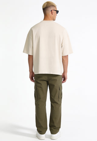 T-shirt Boxy Brodé "Moon"
