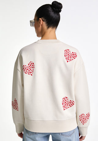 Sweatshirt Boxy Brodé "Sweet"
