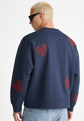 Sweatshirt Boxy Brodé "Sweet"