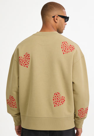 Sweatshirt Boxy Brodé "Sweet"