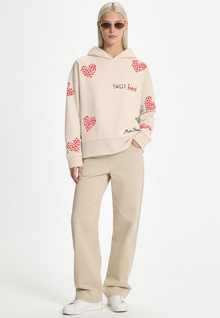 Hoodie Boxy Brodé "Sweet"