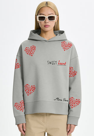 Hoodie Boxy Brodé "Sweet"