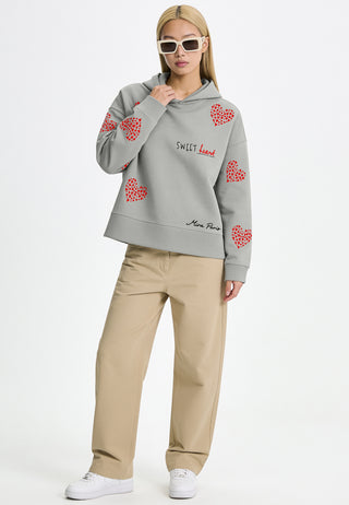 Hoodie Boxy Brodé "Sweet"