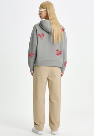Hoodie Boxy Brodé "Sweet"