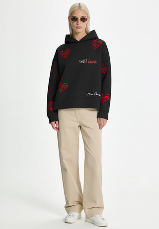 Hoodie Boxy Brodé "Sweet"